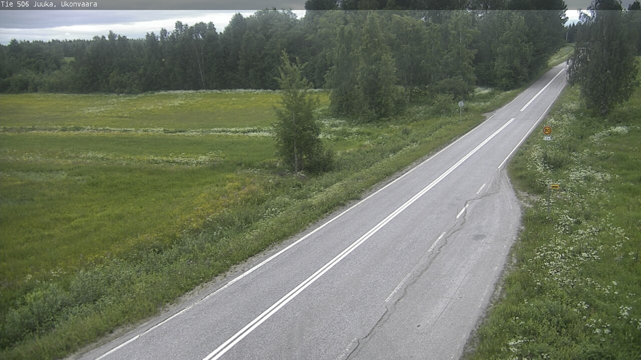 Weather Camera Image Road 506 Juuka Ukonvaara, Juuka, Pohjois-Karjala
