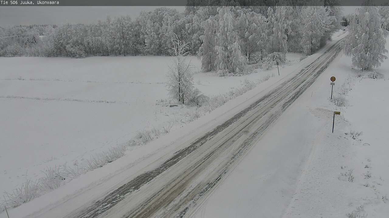 Weather Camera Image Road 506 Juuka Ukonvaara, Juuka, Pohjois-Karjala