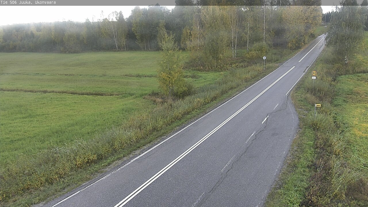 Weather Camera Image Road 506 Juuka Ukonvaara, Juuka, Pohjois-Karjala