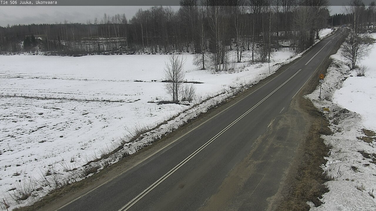 Weather Camera Image Road 506 Juuka Ukonvaara, Juuka, Pohjois-Karjala
