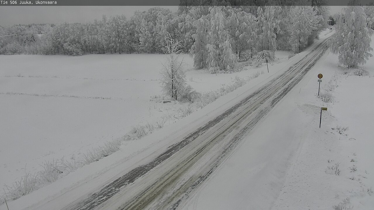 Weather Camera Image Road 506 Juuka Ukonvaara, Juuka, Pohjois-Karjala