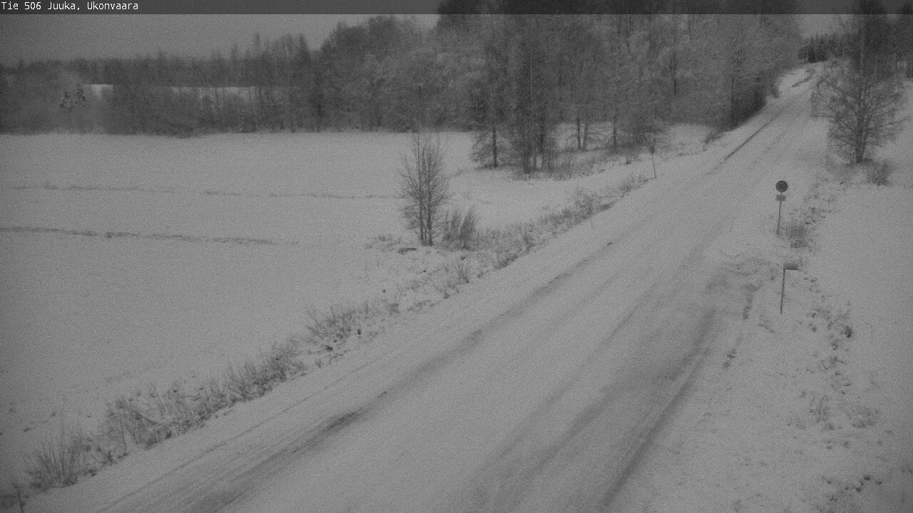 Weather Camera Image Road 506 Juuka Ukonvaara, Juuka, Pohjois-Karjala