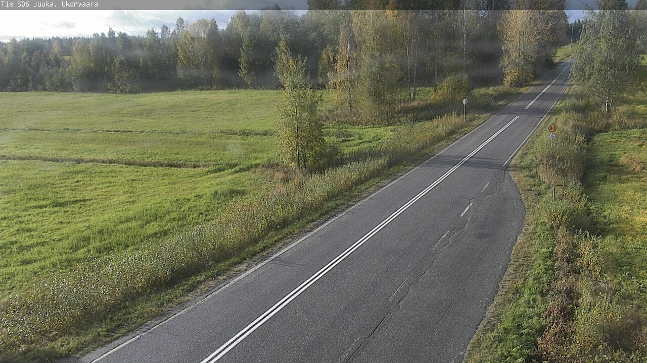 Weather Camera Image Road 506 Juuka Ukonvaara, Juuka, Pohjois-Karjala