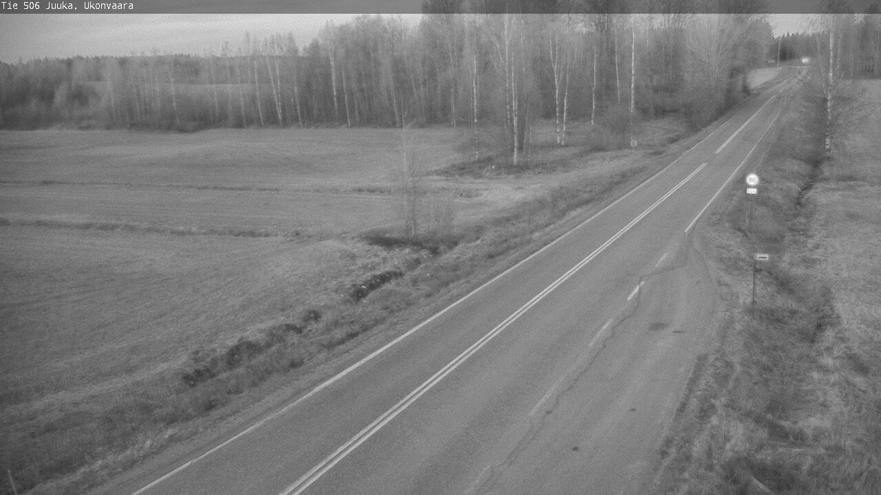 Weather Camera Image Road 506 Juuka Ukonvaara, Juuka, Pohjois-Karjala