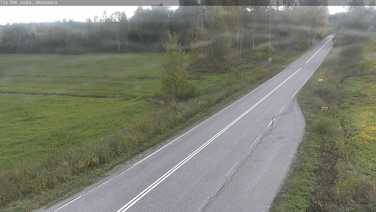 Weather Camera Image Road 506 Juuka Ukonvaara, Juuka, Pohjois-Karjala