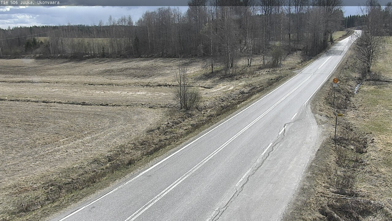 Weather Camera Image Road 506 Juuka Ukonvaara, Juuka, Pohjois-Karjala