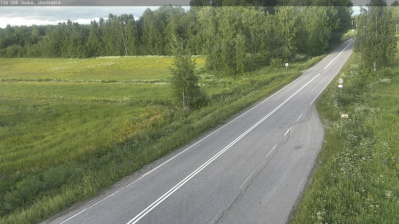 Weather Camera Image Road 506 Juuka Ukonvaara, Juuka, Pohjois-Karjala