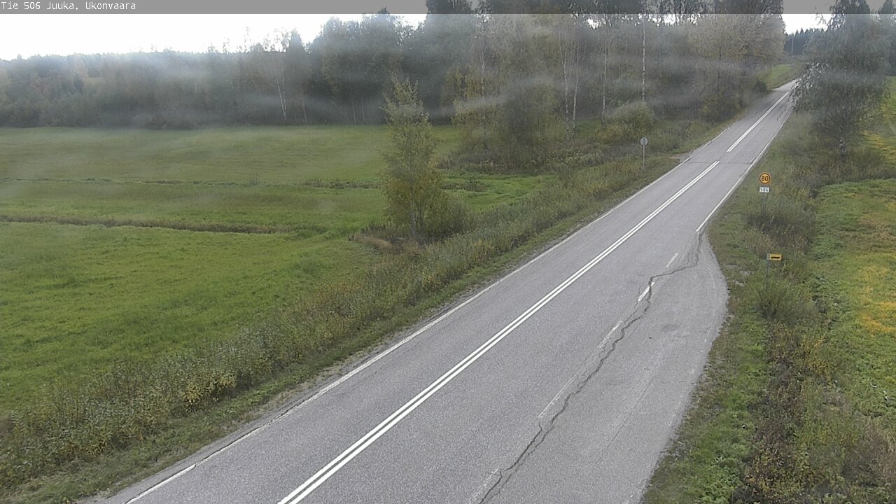 Weather Camera Image Road 506 Juuka Ukonvaara, Juuka, Pohjois-Karjala