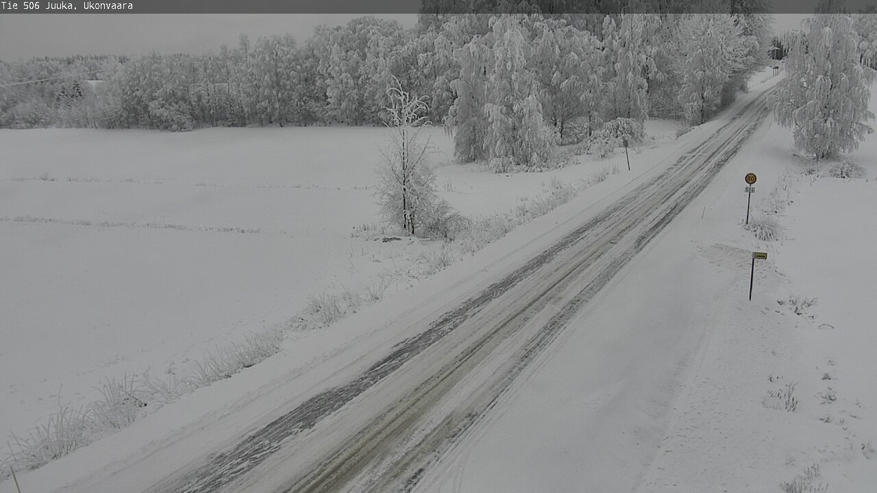 Weather Camera Image Road 506 Juuka Ukonvaara, Juuka, Pohjois-Karjala