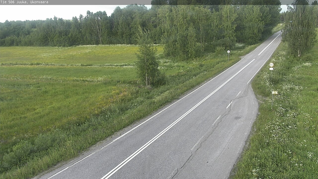 Weather Camera Image Road 506 Juuka Ukonvaara, Juuka, Pohjois-Karjala