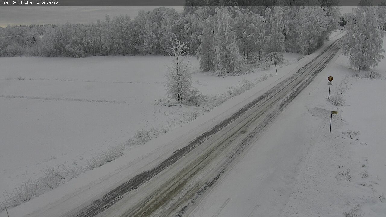 Weather Camera Image Road 506 Juuka Ukonvaara, Juuka, Pohjois-Karjala
