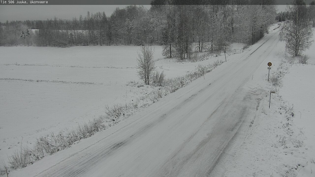Weather Camera Image Road 506 Juuka Ukonvaara, Juuka, Pohjois-Karjala