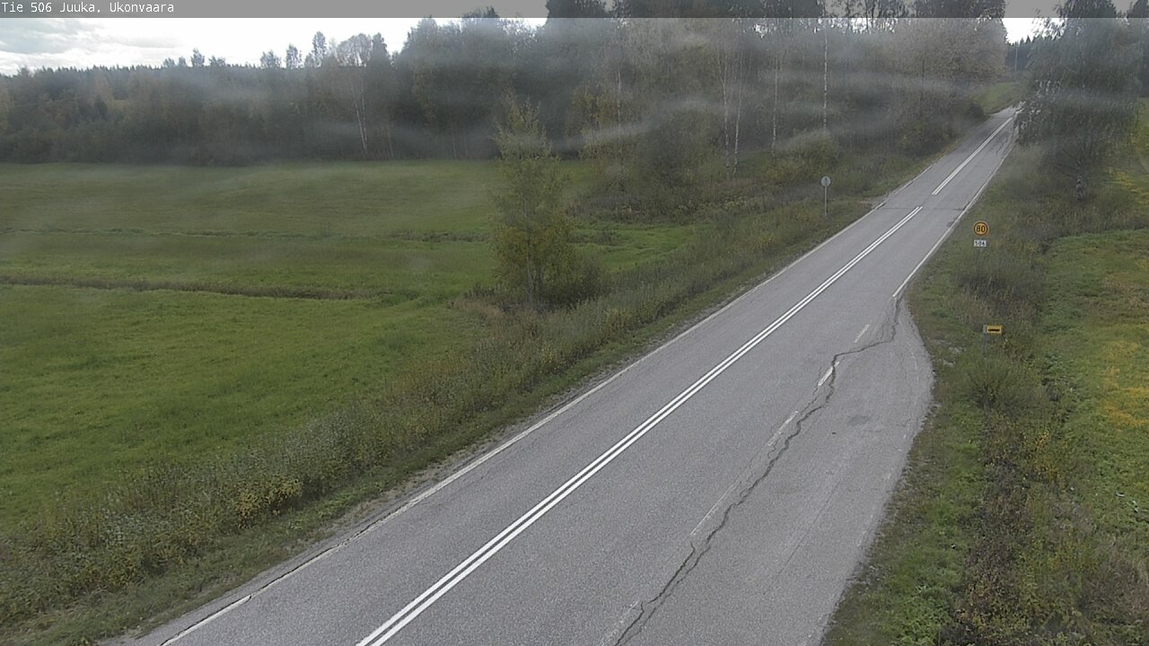 Weather Camera Image Road 506 Juuka Ukonvaara, Juuka, Pohjois-Karjala