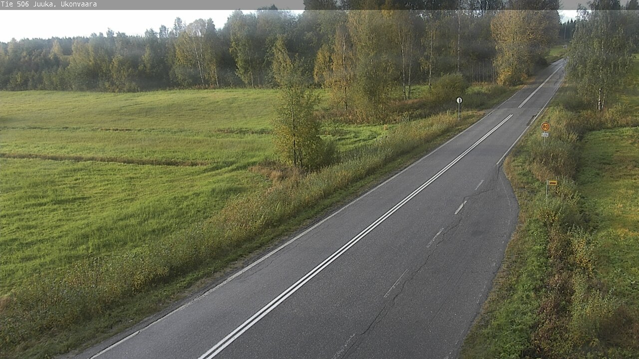 Weather Camera Image Road 506 Juuka Ukonvaara, Juuka, Pohjois-Karjala