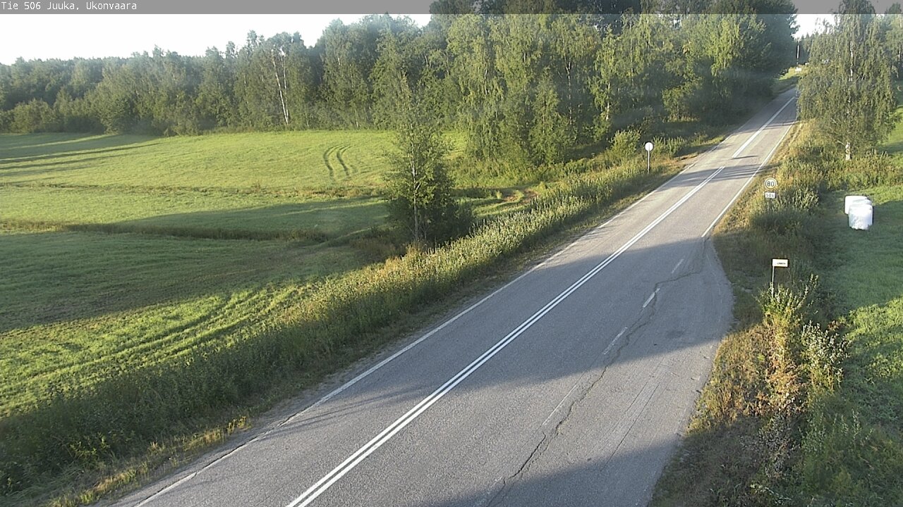 Weather Camera Image Road 506 Juuka Ukonvaara, Juuka, Pohjois-Karjala