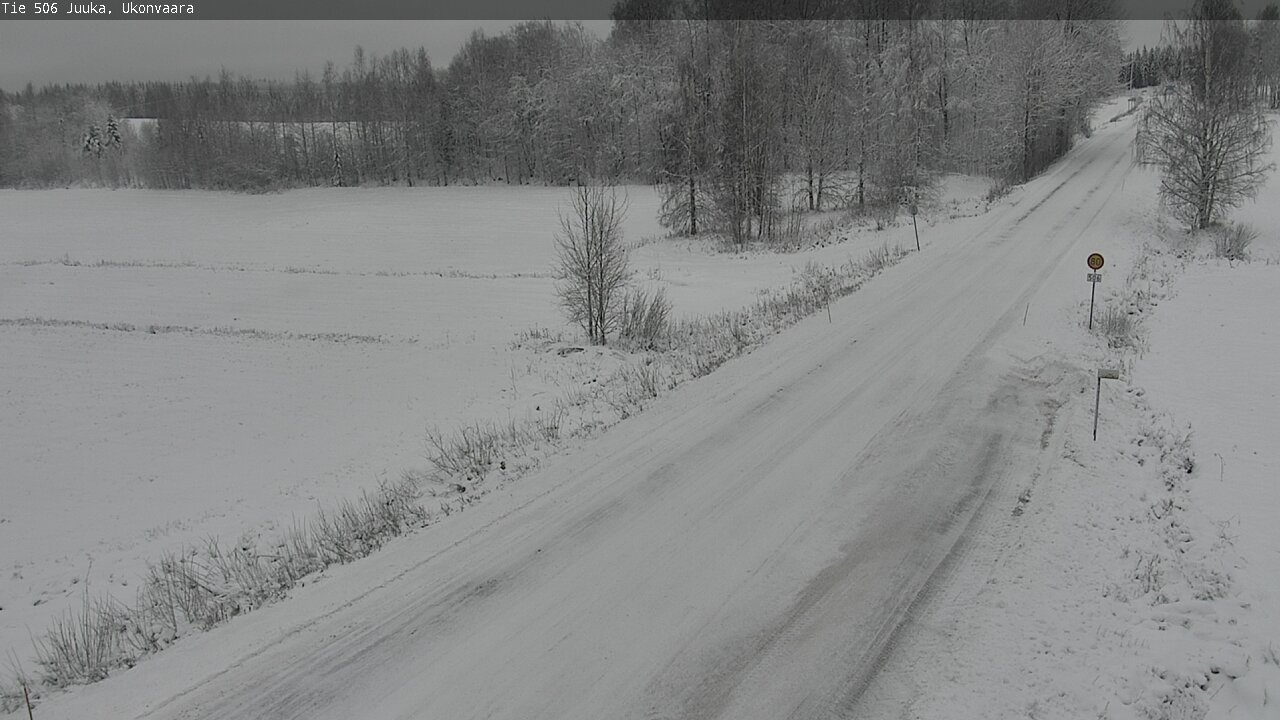 Weather Camera Image Road 506 Juuka Ukonvaara, Juuka, Pohjois-Karjala