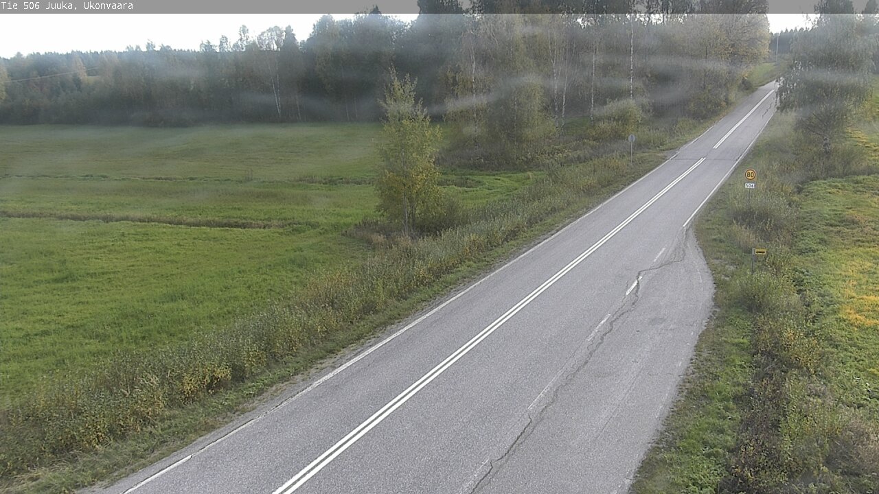 Weather Camera Image Road 506 Juuka Ukonvaara, Juuka, Pohjois-Karjala