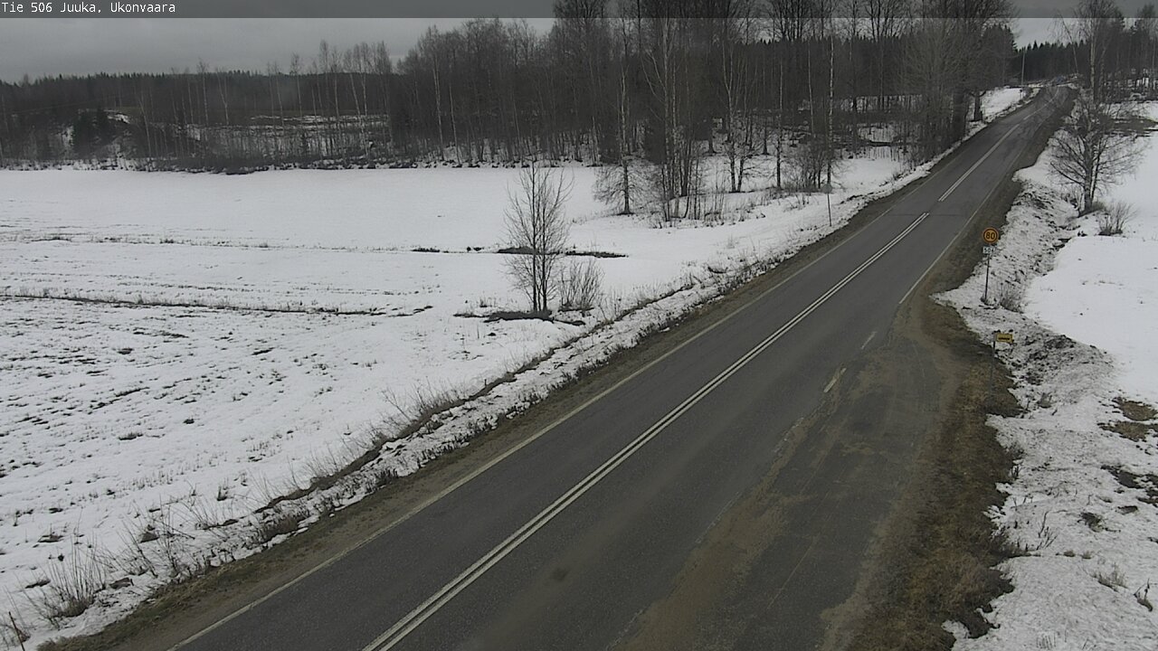 Weather Camera Image Road 506 Juuka Ukonvaara, Juuka, Pohjois-Karjala