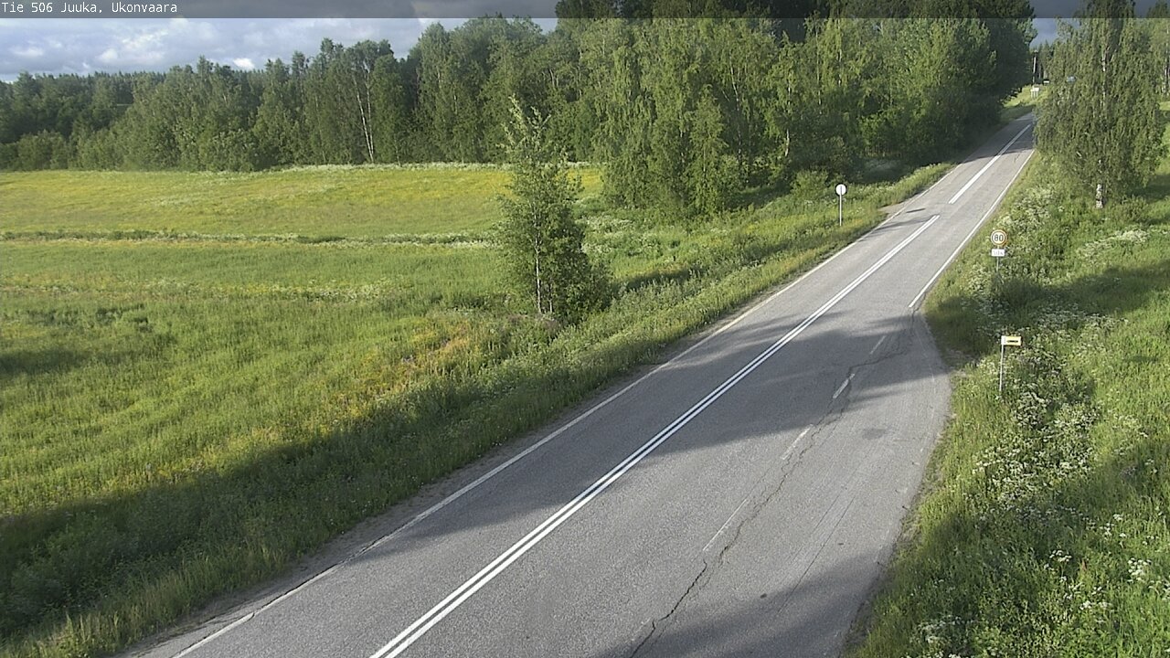 Weather Camera Image Road 506 Juuka Ukonvaara, Juuka, Pohjois-Karjala