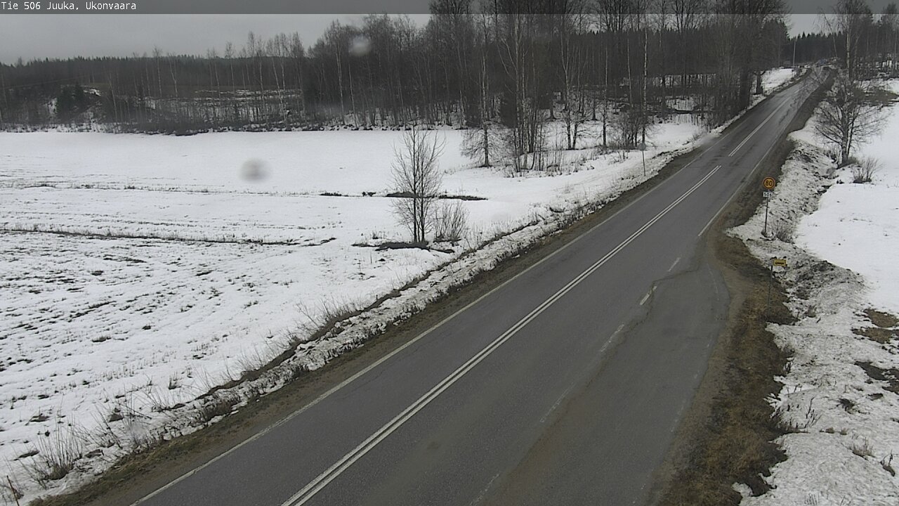 Weather Camera Image Väg 506 Juga Ukonvaara, Juuka, Pohjois-Karjala