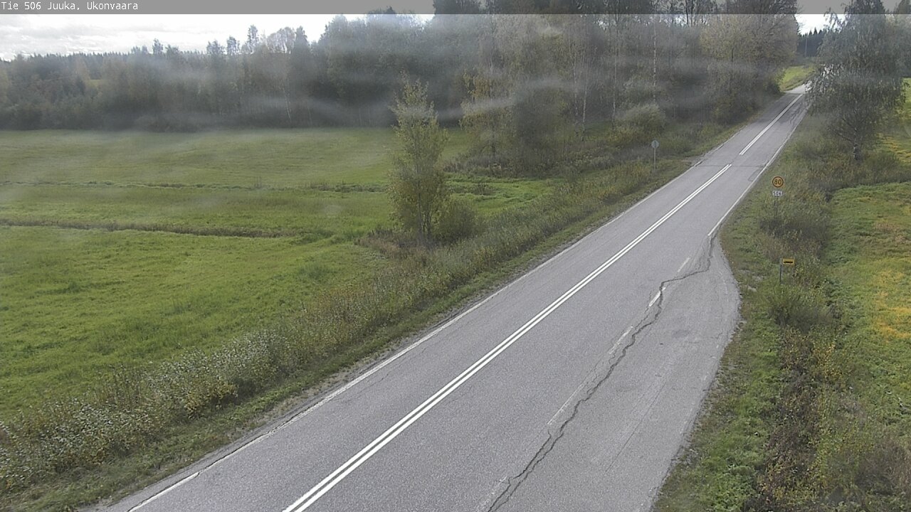Weather Camera Image Road 506 Juuka Ukonvaara, Juuka, Pohjois-Karjala