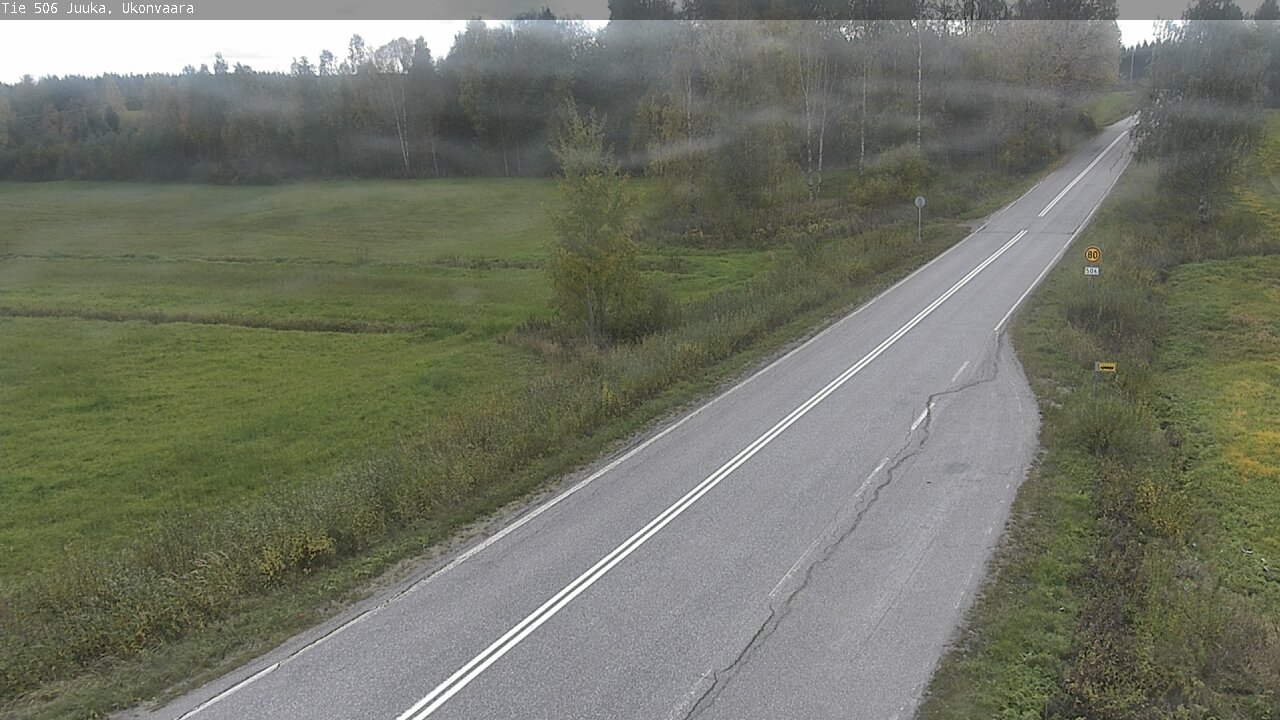 Weather Camera Image Road 506 Juuka Ukonvaara, Juuka, Pohjois-Karjala