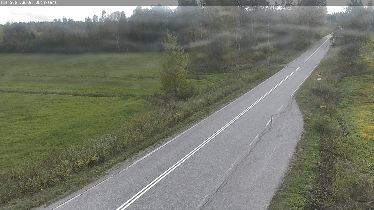 Weather Camera Image Road 506 Juuka Ukonvaara, Juuka, Pohjois-Karjala