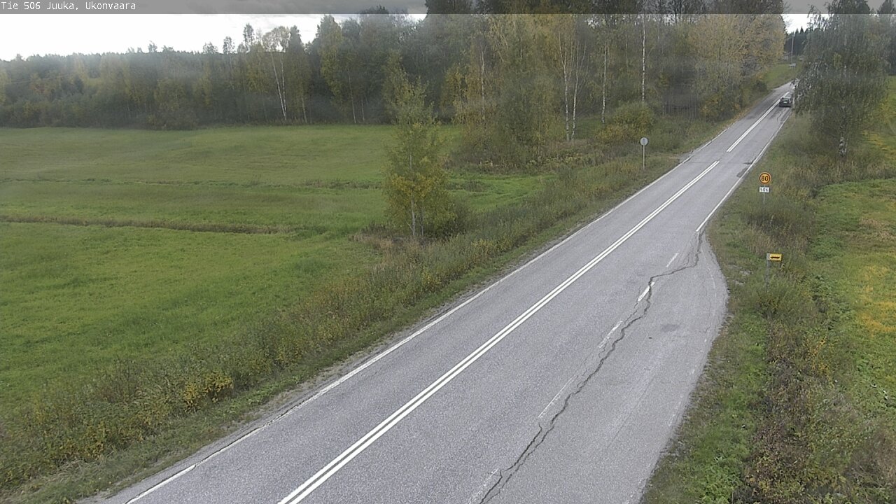 Weather Camera Image Road 506 Juuka Ukonvaara, Juuka, Pohjois-Karjala