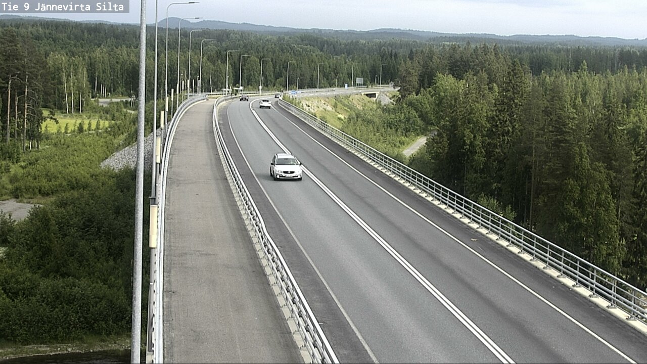 Kelikamerat Kuva Tie 9 Kuopio, Jännevirran silta, Kuopio, Pohjois-Savo