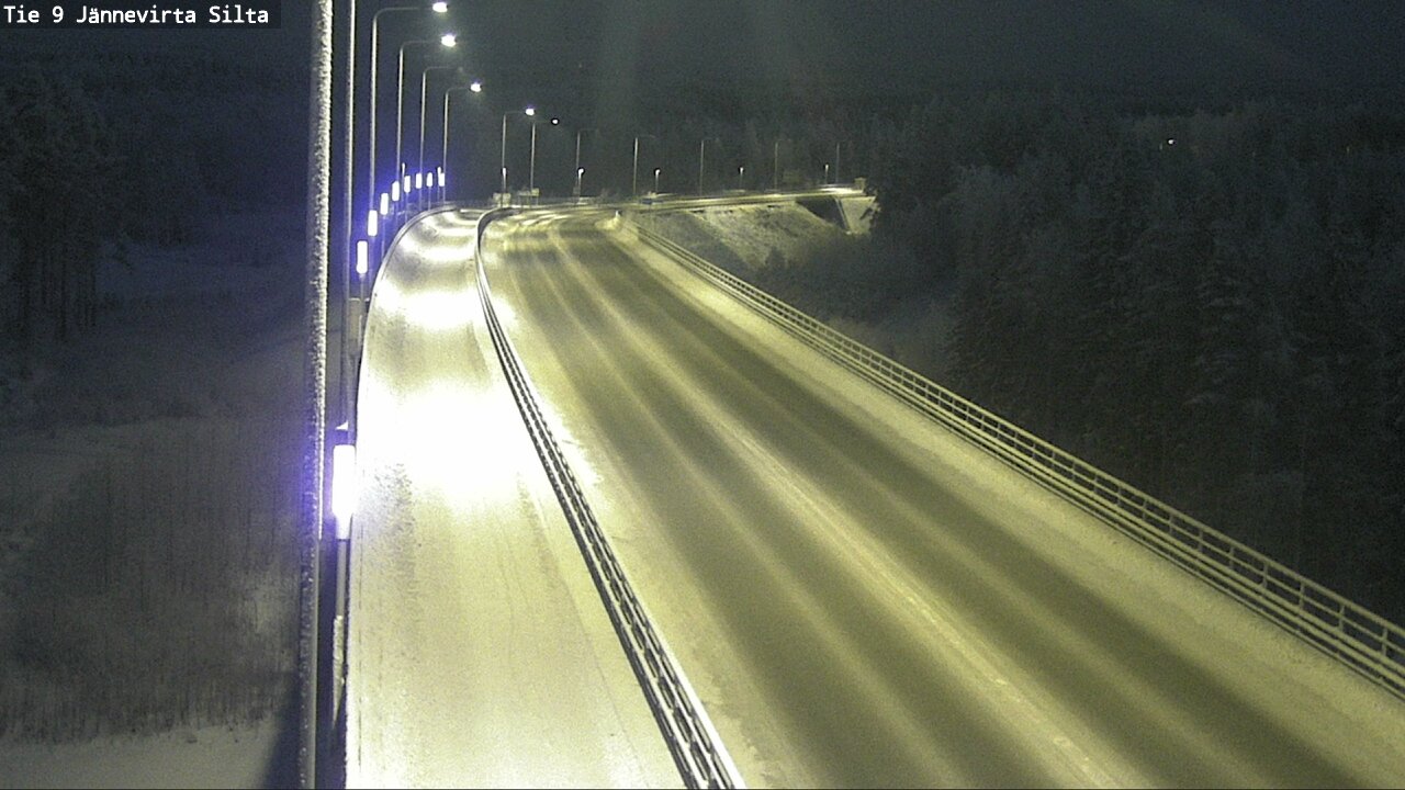 Weather Camera Image Väg 9 Kuopio, Jännevirran silta, Kuopio, Pohjois-Savo