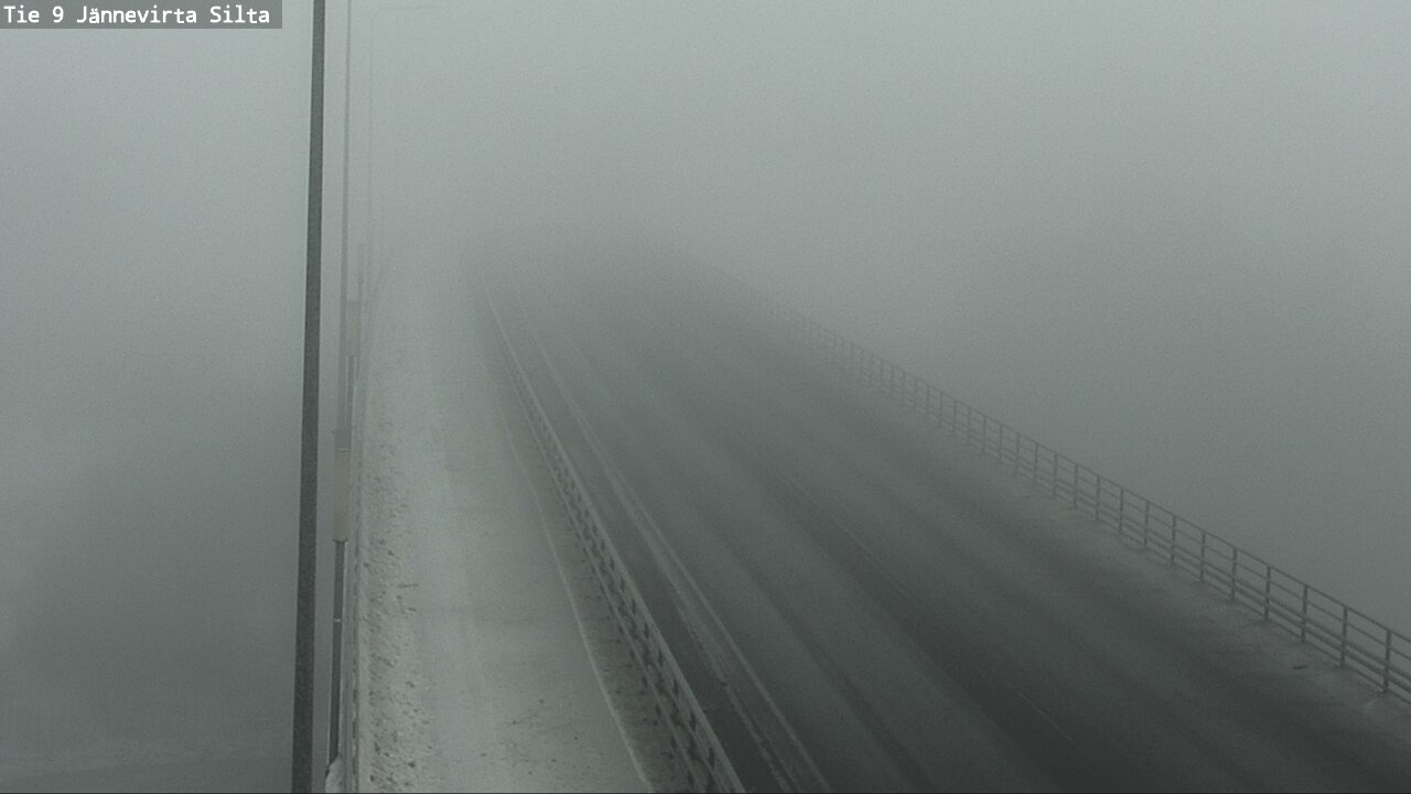 Weather Camera Image Road 9 Kuopio, Jännevirran silta, Kuopio, Pohjois-Savo