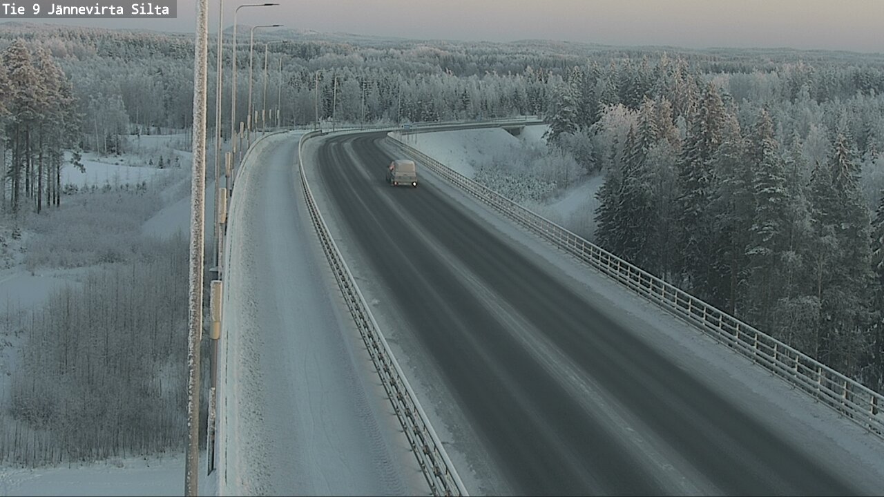 Weather Camera Image Väg 9 Kuopio, Jännevirran silta, Kuopio, Pohjois-Savo