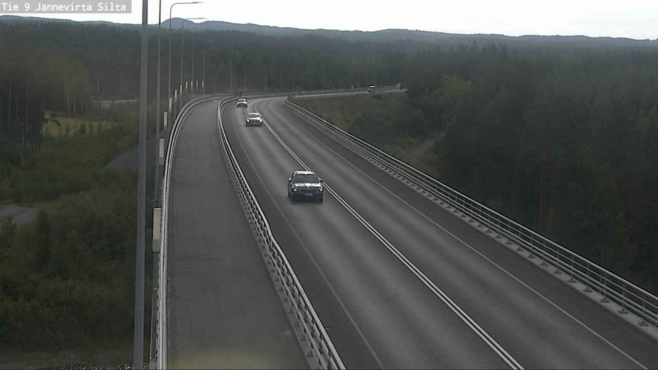 Weather Camera Image Road 9 Kuopio, Jännevirran silta, Kuopio, Pohjois-Savo