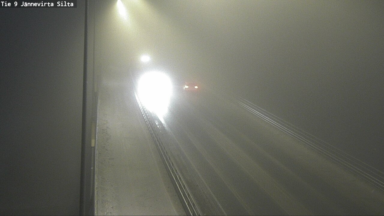 Weather Camera Image Road 9 Kuopio, Jännevirran silta, Kuopio, Pohjois-Savo