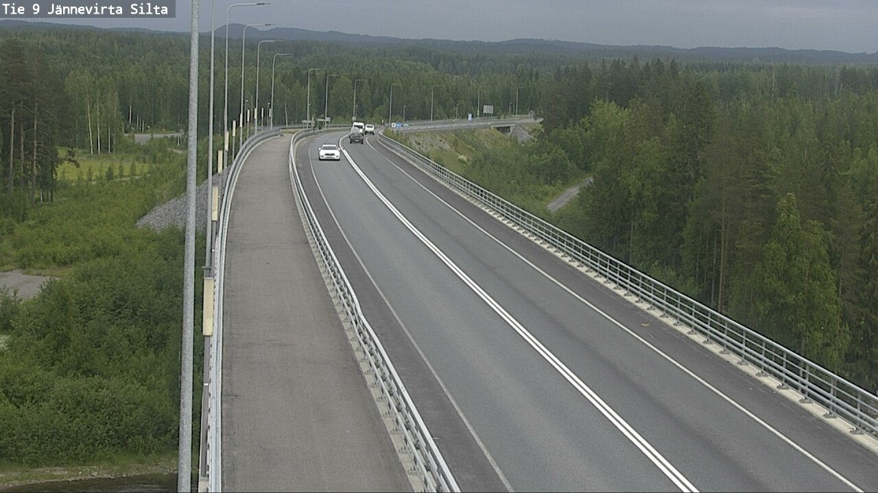 Kelikamerat Kuva Tie 9 Kuopio, Jännevirran silta, Kuopio, Pohjois-Savo