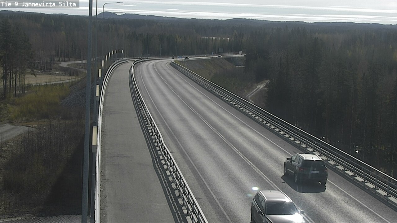 Kelikamerat Kuva Tie 9 Kuopio, Jännevirran silta, Kuopio, Pohjois-Savo