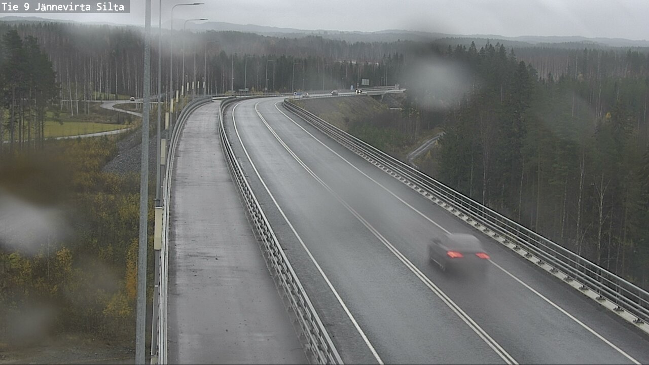 Weather Camera Image Väg 9 Kuopio, Jännevirran silta, Kuopio, Pohjois-Savo