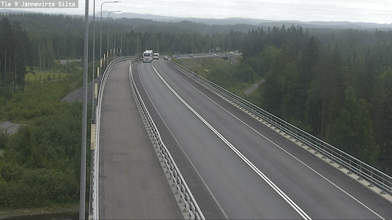 Kelikamerat Kuva Tie 9 Kuopio, Jännevirran silta, Kuopio, Pohjois-Savo