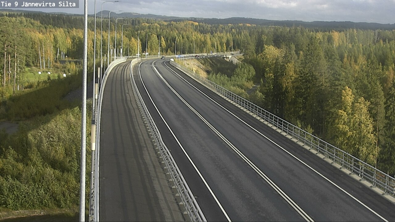 Weather Camera Image Road 9 Kuopio, Jännevirran silta, Kuopio, Pohjois-Savo