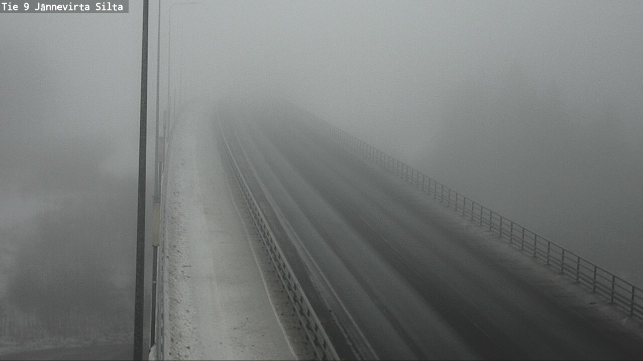 Weather Camera Image Road 9 Kuopio, Jännevirran silta, Kuopio, Pohjois-Savo