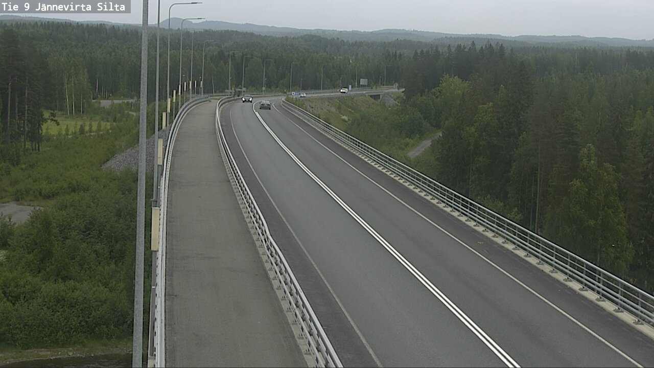 Kelikamerat Kuva Tie 9 Kuopio, Jännevirran silta, Kuopio, Pohjois-Savo