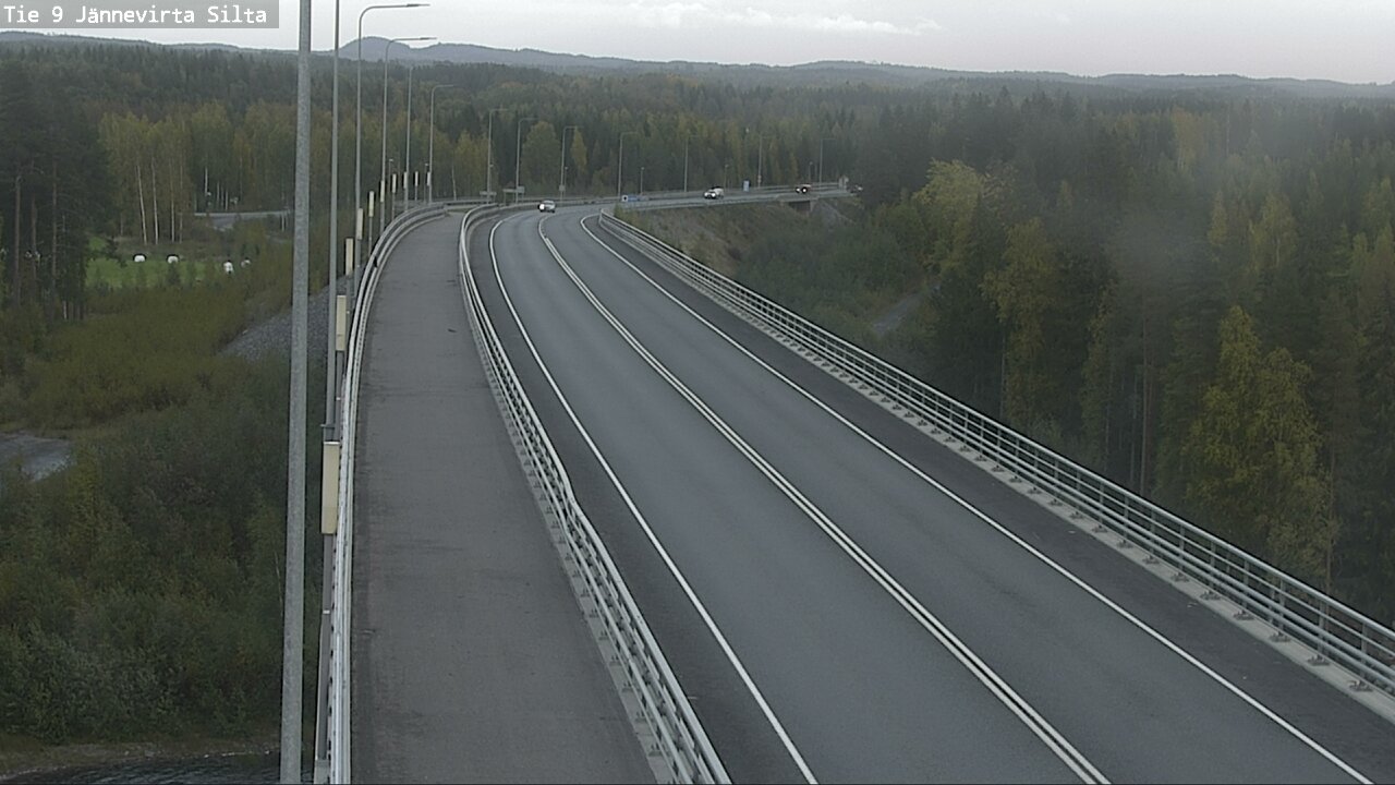 Weather Camera Image Road 9 Kuopio, Jännevirran silta, Kuopio, Pohjois-Savo