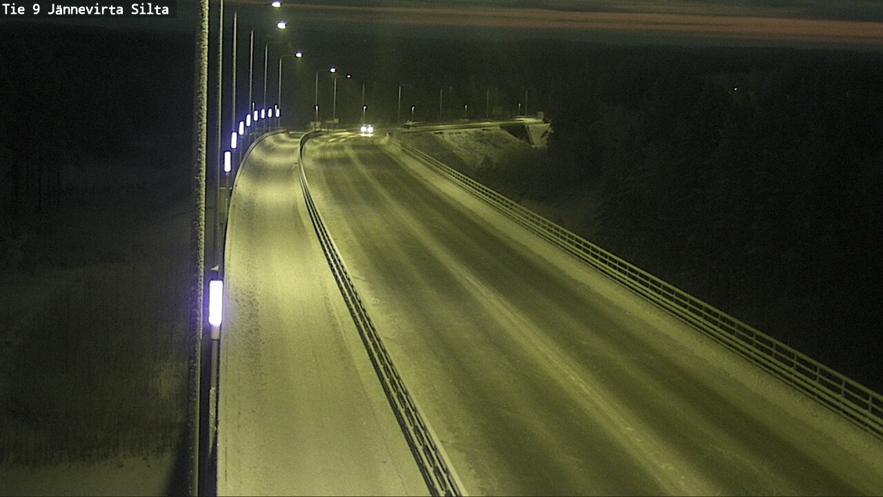 Weather Camera Image Väg 9 Kuopio, Jännevirran silta, Kuopio, Pohjois-Savo