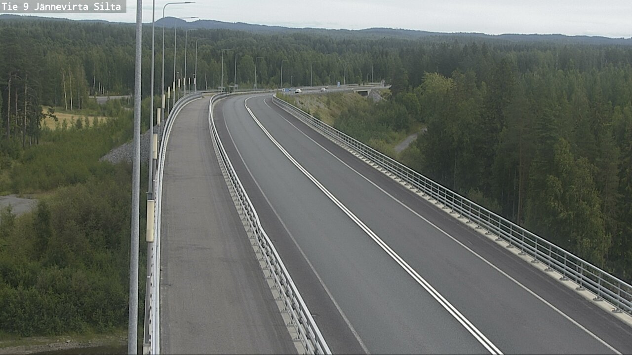 Weather Camera Image Road 9 Kuopio, Jännevirran silta, Kuopio, Pohjois-Savo