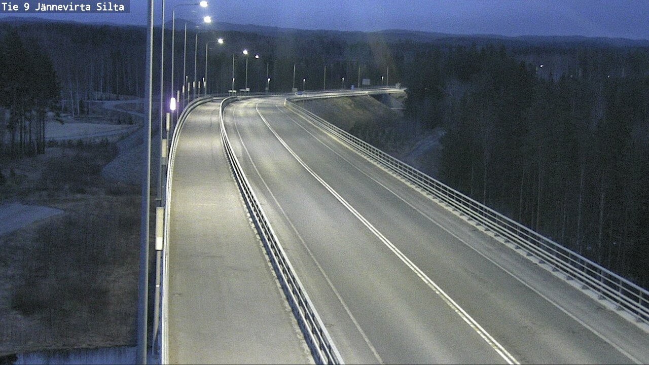 Weather Camera Image Väg 9 Kuopio, Jännevirran silta, Kuopio, Pohjois-Savo