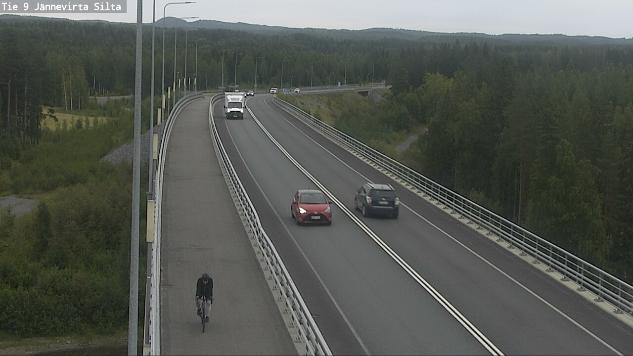 Weather Camera Image Road 9 Kuopio, Jännevirran silta, Kuopio, Pohjois-Savo