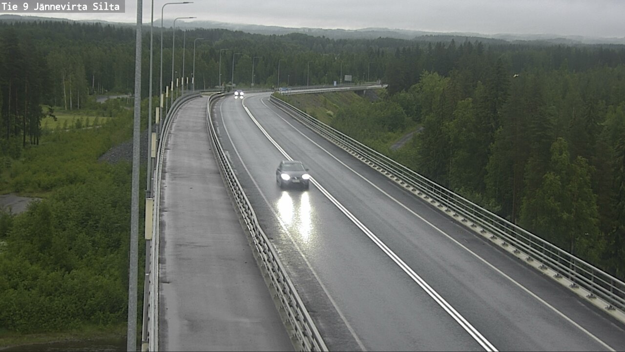 Weather Camera Image Road 9 Kuopio, Jännevirran silta, Kuopio, Pohjois-Savo