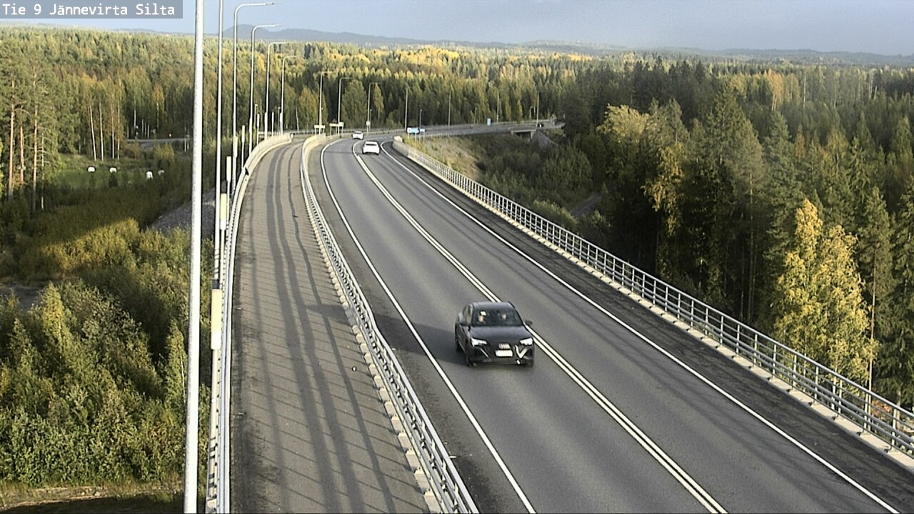 Weather Camera Image Road 9 Kuopio, Jännevirran silta, Kuopio, Pohjois-Savo