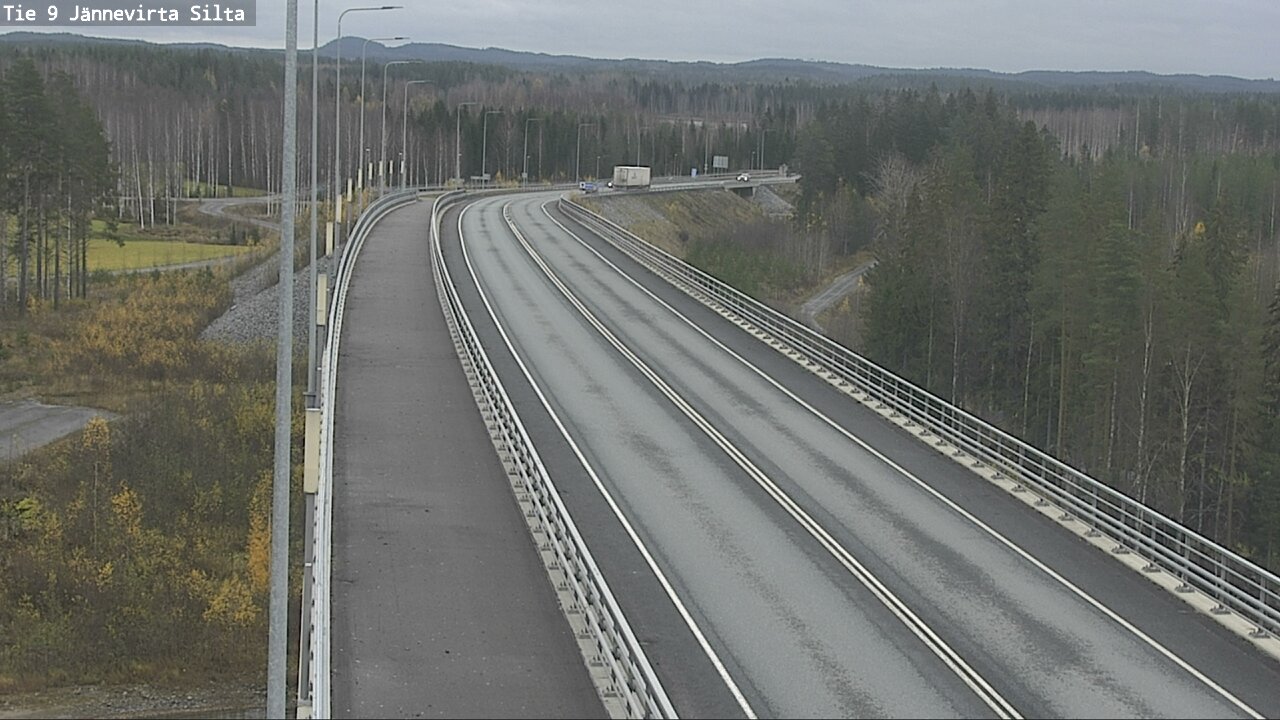 Weather Camera Image Väg 9 Kuopio, Jännevirran silta, Kuopio, Pohjois-Savo