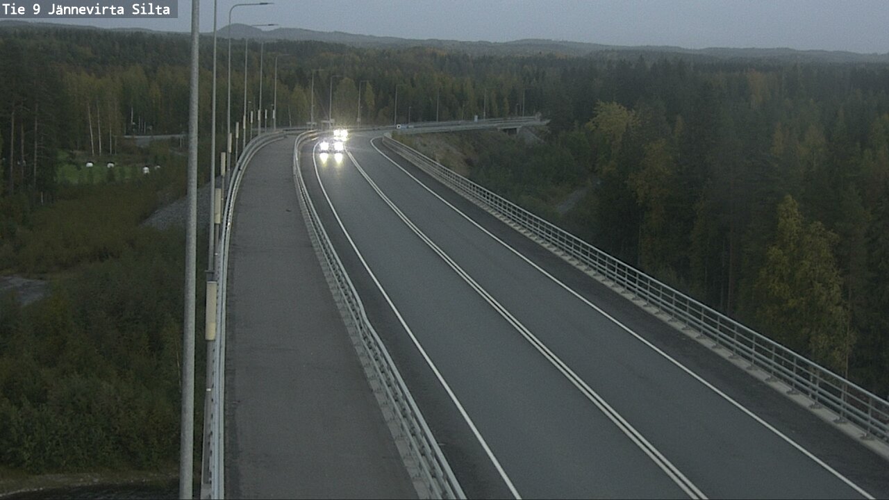 Weather Camera Image Road 9 Kuopio, Jännevirran silta, Kuopio, Pohjois-Savo